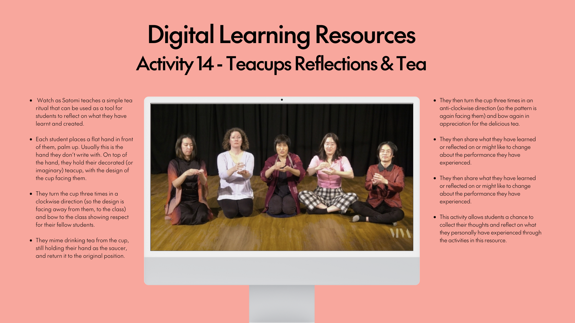 Digital learning resources for Life is an Echo’s Reflections & Tea: Tea Ritual